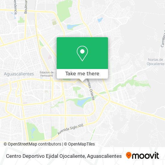 Centro Deportivo Ejidal Ojocaliente map