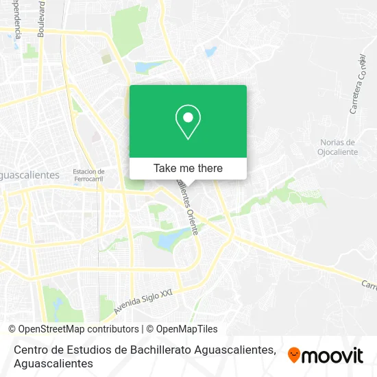 Centro de Estudios de Bachillerato Aguascalientes map