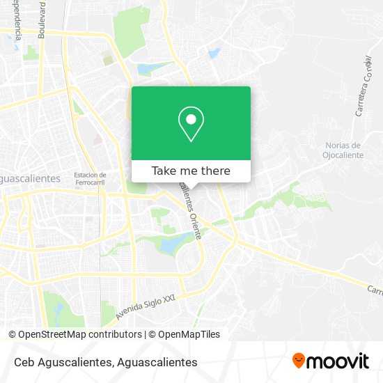 Mapa de Ceb Aguscalientes