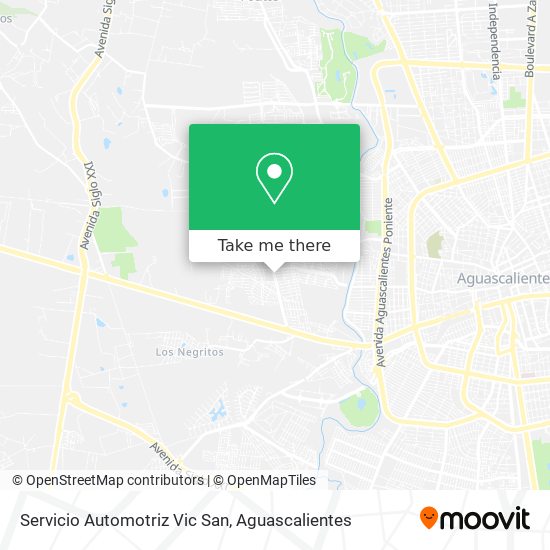 Servicio Automotriz Vic San map