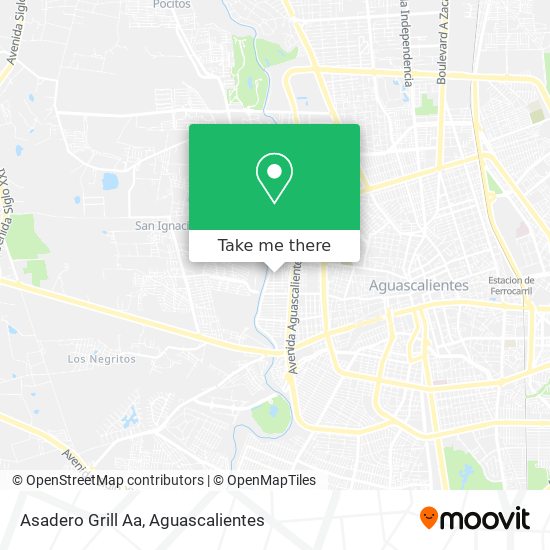 Asadero Grill Aa map
