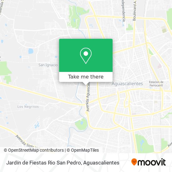 Jardín de Fiestas Rio San Pedro map