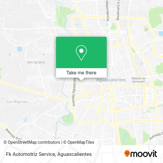 Fk Automotriz Service map