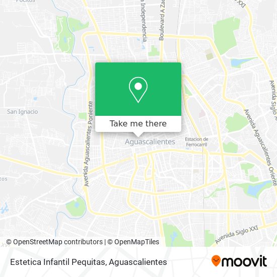 Estetica Infantil Pequitas map
