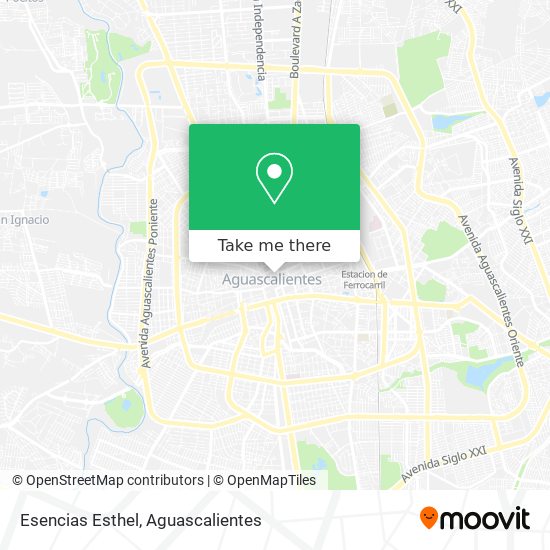 Esencias Esthel map