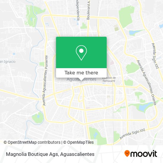 Magnolia Boutique Ags map