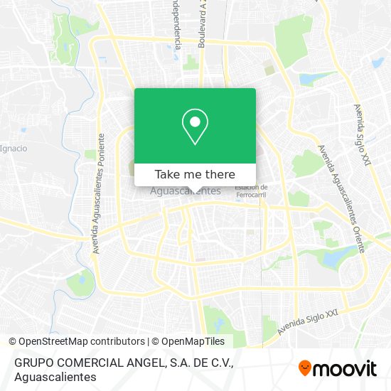 GRUPO COMERCIAL ANGEL, S.A. DE C.V. map