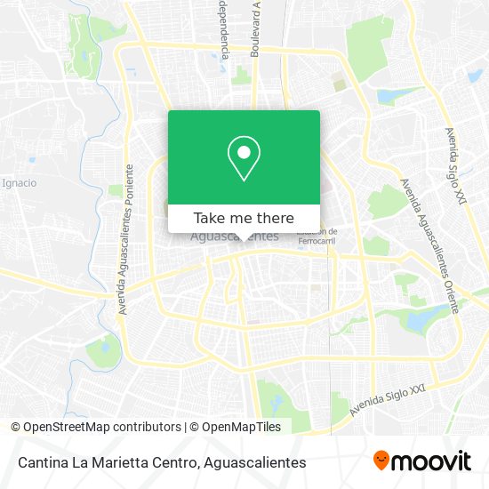 Mapa de Cantina La Marietta Centro