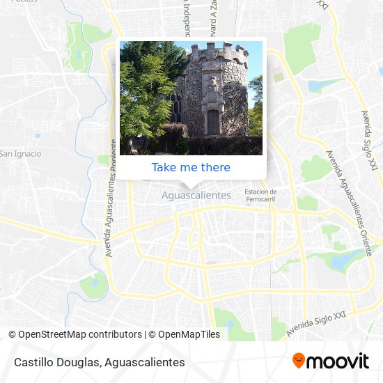 Castillo Douglas map