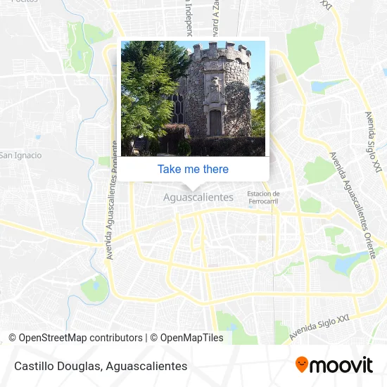 Castillo Douglas map