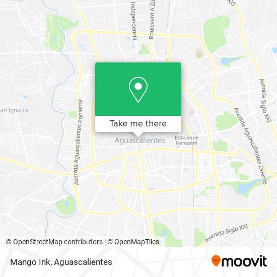 Mapa de Mango Ink