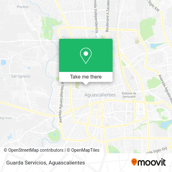 Mapa de Guarda Servicios
