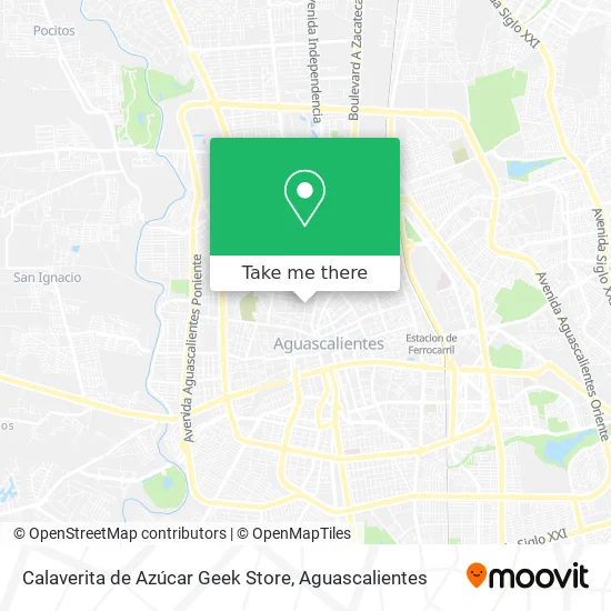 Calaverita de Azúcar Geek Store map