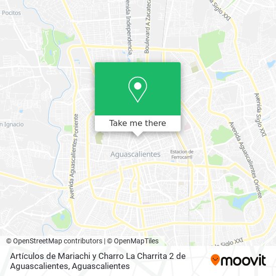 Artículos de Mariachi y Charro La Charrita 2 de Aguascalientes map