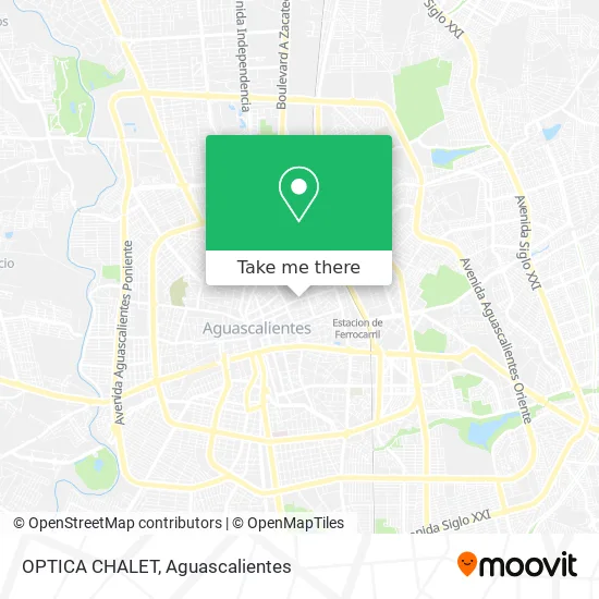 OPTICA CHALET map