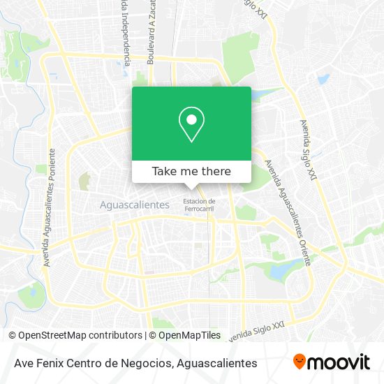 Ave Fenix Centro de Negocios map