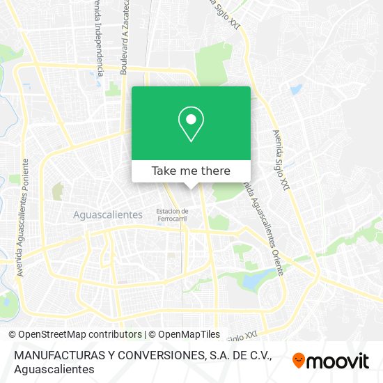 Mapa de MANUFACTURAS Y CONVERSIONES, S.A. DE C.V.
