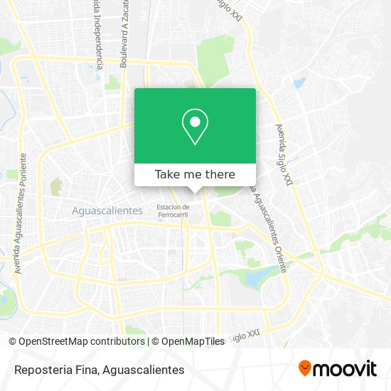 Reposteria Fina map