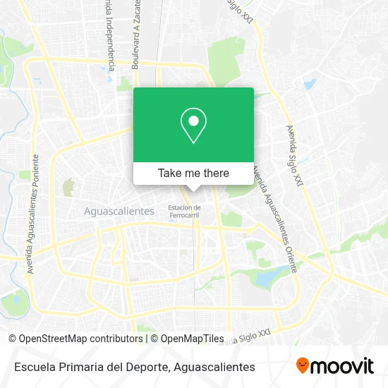 Escuela Primaria del Deporte map