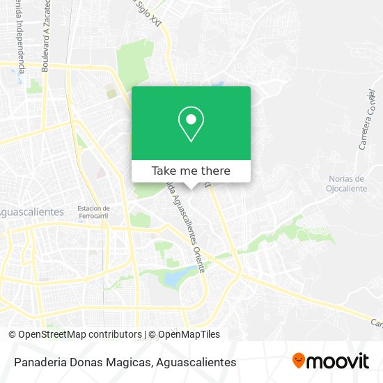 Panaderia Donas Magicas map