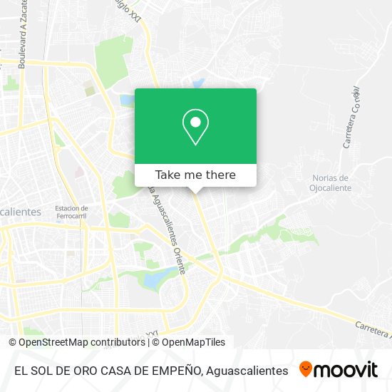 EL SOL DE ORO CASA DE EMPEÑO map