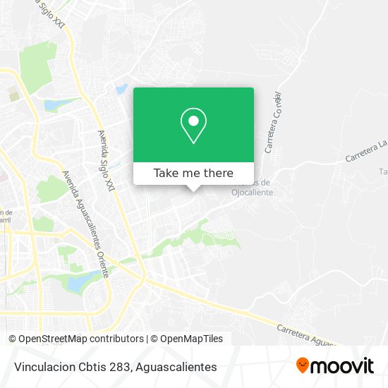 Vinculacion Cbtis 283 map