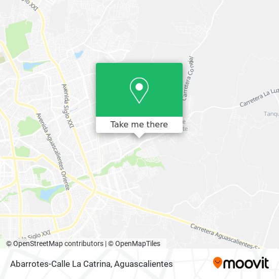 Mapa de Abarrotes-Calle La Catrina