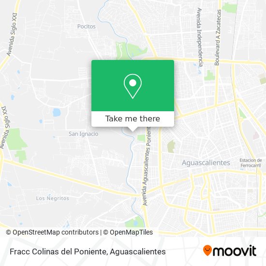 Mapa de Fracc Colinas del Poniente