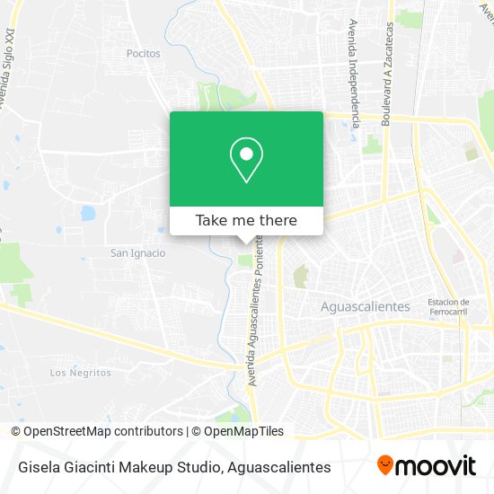 Gisela Giacinti Makeup Studio map