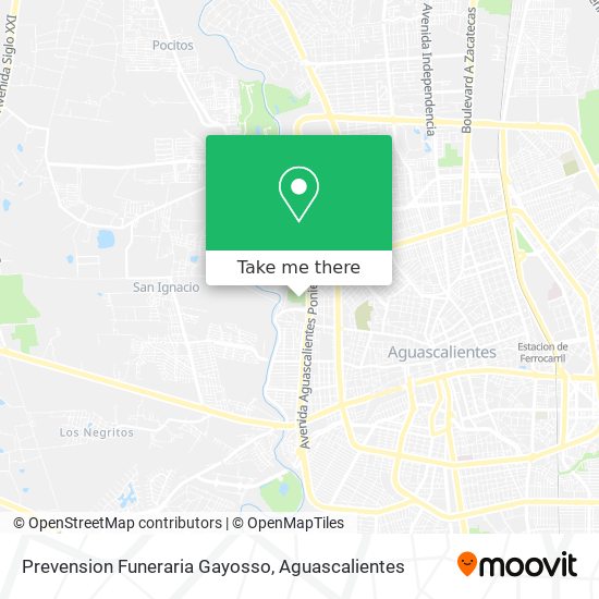 Mapa de Prevension Funeraria Gayosso