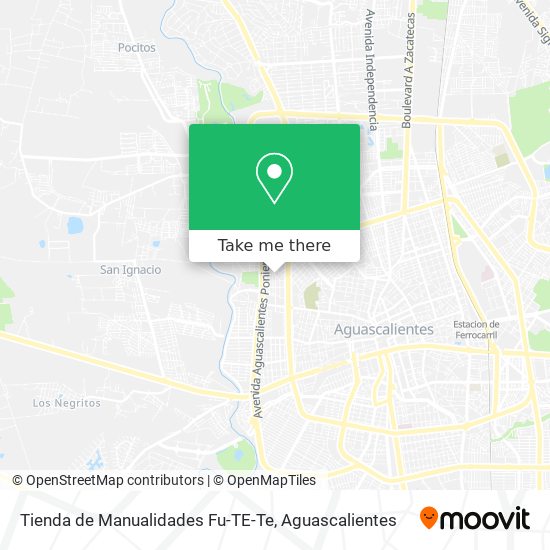 Tienda de Manualidades Fu-TE-Te map