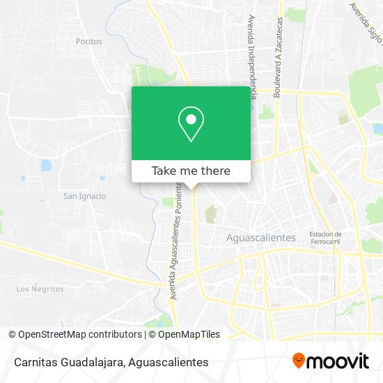 Carnitas Guadalajara map