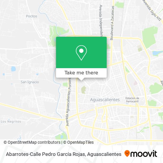 Abarrotes-Calle Pedro García Rojas map