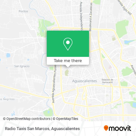 Radio Taxis San Marcos map
