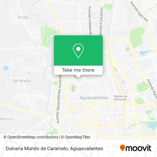 Mapa de Dulceria Mundo de Caramelo