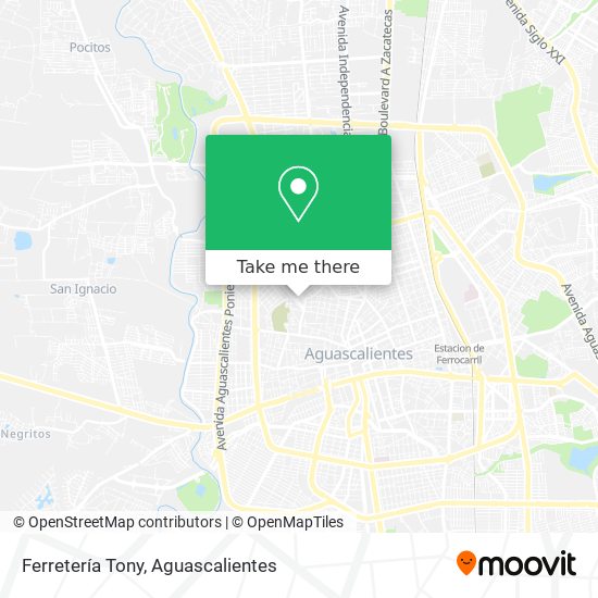 Ferretería Tony map