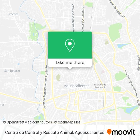 Centro de Control y Rescate Animal map