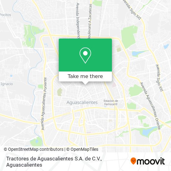 Mapa de Tractores de Aguascalientes S.A. de C.V.