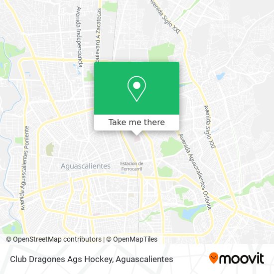 Club Dragones Ags Hockey map