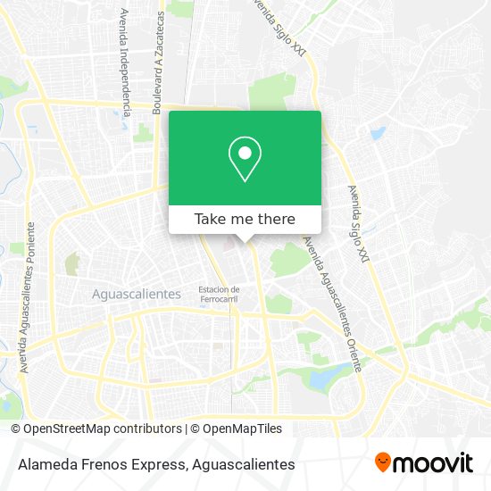 Mapa de Alameda Frenos Express