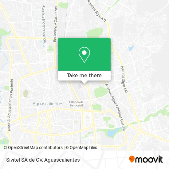 Sivitel SA de CV map