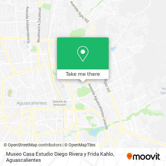 Mapa de Museo Casa Estudio Diego Rivera y Frida Kahlo