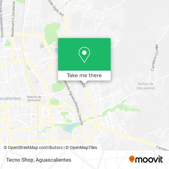 Tecno Shop map