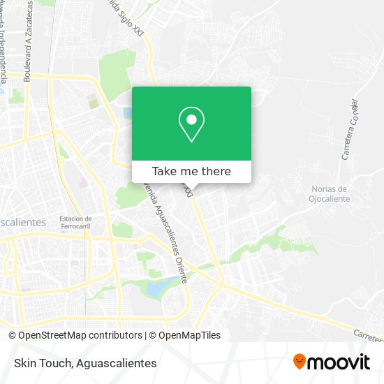 Mapa de Skin Touch