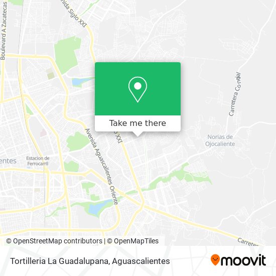 Tortilleria La Guadalupana map