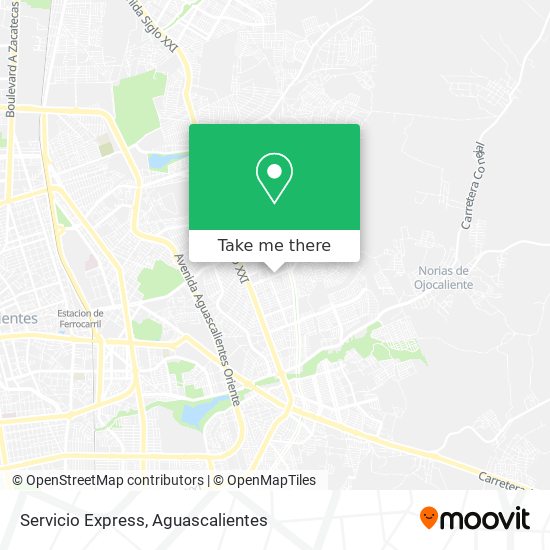 Servicio Express map
