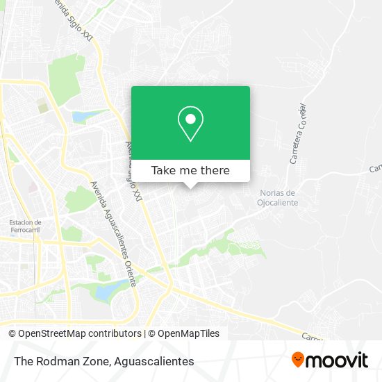 Mapa de The Rodman Zone