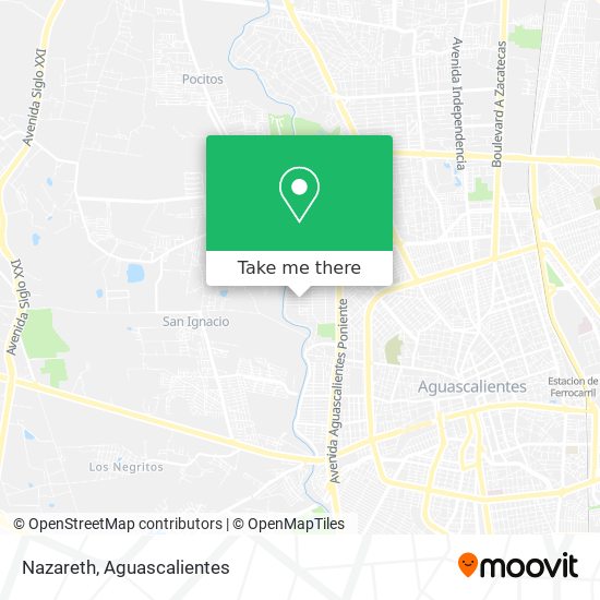 Mapa de Nazareth