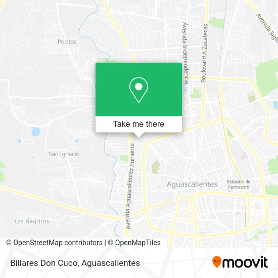 Billares Don Cuco map