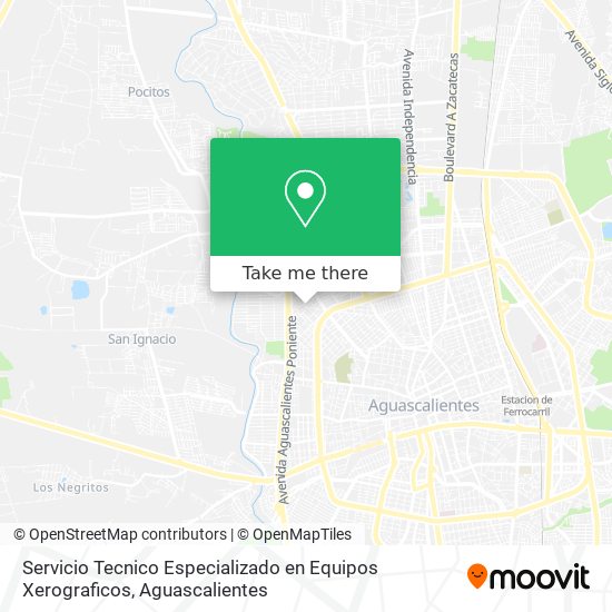 Servicio Tecnico Especializado en Equipos Xerograficos map